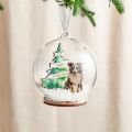 Personalised Dog and Christmas Tree Bauble