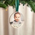 First Christmas Photo Wooden Hanging Decoration
