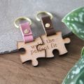 Wooden Puzzle Set of Keyrings