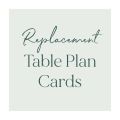 Replacement Table Plan Cards