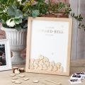 Scattered Hearts Wedding Drop Top Frame Guest Book