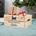Cat Silhouette Pets Christmas Treats Crate
