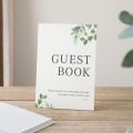 Green Eucalyptus Wedding Guest Book