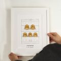 Personalised Family Rugby Squad Print