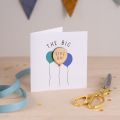 Personalised 'Big Birthday' Balloon Keepsake Card