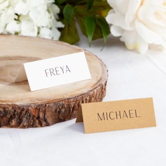 Simple Elegance Bold Place Cards
