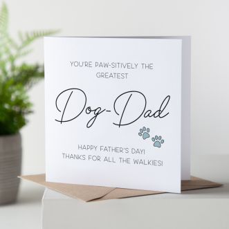 Greatest Dog-Dad Father's Day Card