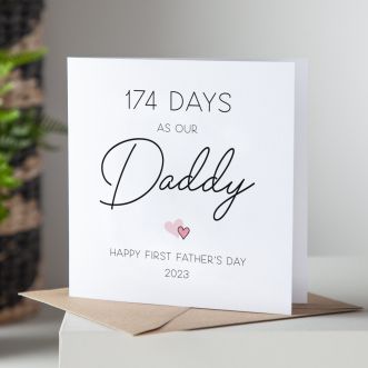 Days You've been my... First Father's Day Card