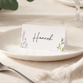 Wildflowers Place Cards