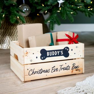 Bone & Stars Pets Christmas Treats Crate